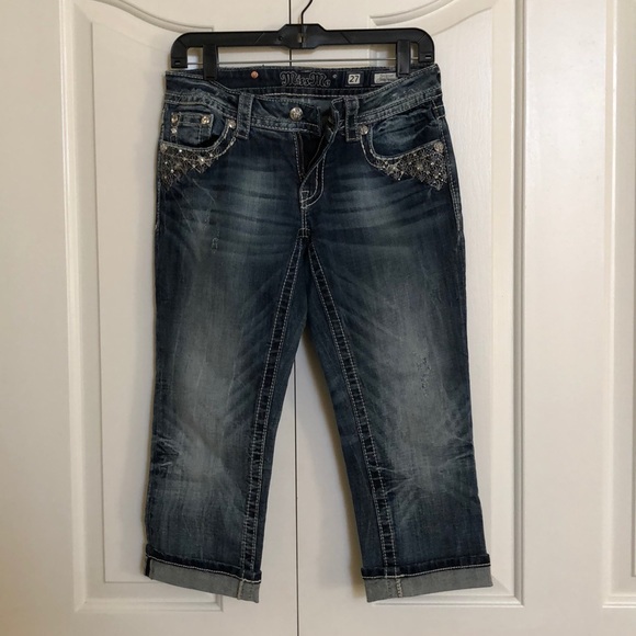 Miss Me cropped Capri size 27 - Picture 2 of 4